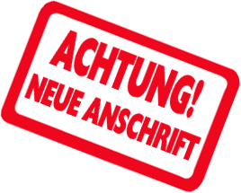 Neue Anschrift