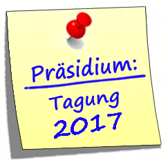 Haftnotiz Präsidiumstagung 2017